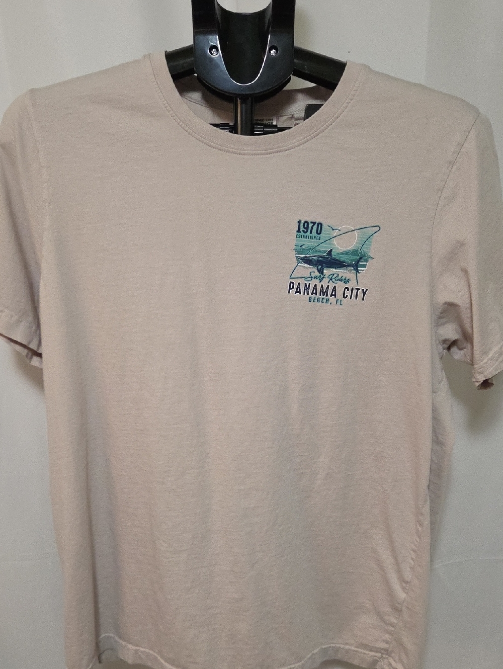 Panama City Graphic Tee - Light Beige